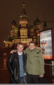 Me and my Russian brother, Vladimir.
