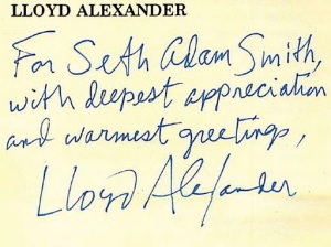Lloyd Alexander Letter