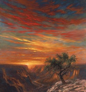 Grand Canyon Red Sky